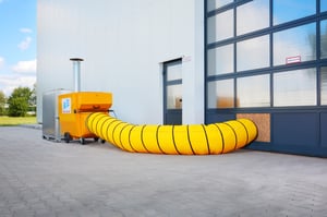 Baubeheizung Hallen und Großraumbeheizung