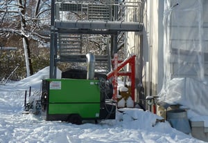 Winterbaubeheizung